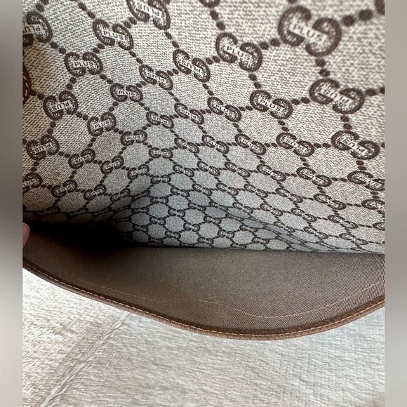 Gucci Plus PVC leather Tote Bag with attached Key Chain Wallet - Picture 14 of 16